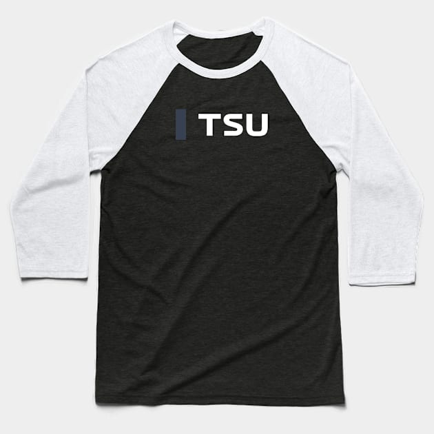 TSU - Yuki Tsunoda v2 Baseball T-Shirt by F1LEAD